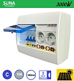 Flink Elektro BV SEP SUNA PV verd. ST6 3000W - ALA C16 300mA - 2xWCD
