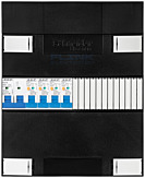 1F groepenkast 12M met 4 aardlekautomaat