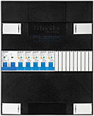 1F groepenkast 12M met 5 aardlekautomaat