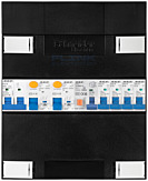 1F groepenkast 12M met 4 groepen+PV20-2P