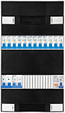1F groepenkast 24M met 12 aardlekautomaat+AF+PV16-2P