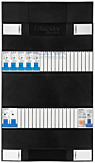 1F groepenkast 24M met 5 aardlekautomaat+PV16-2P