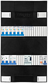 1F groepenkast 24M met 6 aardlekautomaat+AF+PV16-2P+BT