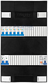1F groepenkast 24M met 6 aardlekautomaat+PV20-2P