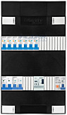 1F groepenkast 24M met 7 aardlekautomaat+AF+PV20-2P+BT