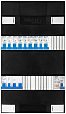 3F groepenkast 24M met 9 aardlekautomaat+PV16-2P
