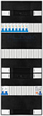 1F groepenkast 36M met 8 aardlekautomaat+PV16-2P