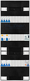 1F groepenkast 36M met 4 groepen+AF+PV20-2P+BT