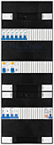 1F groepenkast 36M met 6 groepen+AF+PV16-2P