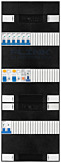 1F groepenkast 36M met 6 groepen+PV20-2P