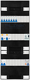 1F groepenkast 36M met 7 groepen+PV16-2P+BT