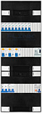 1F groepenkast 36M met 9 groepen+AF+PV20-2P+BT