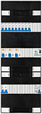 1F groepenkast 36M met 9 groepen+PV16-2P+BT