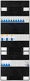 3F groepenkast 36M met 10 groepen+PV20-2P