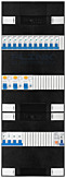 3F groepenkast 36M met 11 groepen+PV20-2P