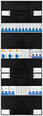 3F groepenkast 36M met 12 groepen+AF+PV16-4P