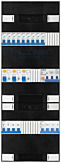 3F groepenkast 36M met 9 groepen+AF+PV20-4P