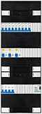 3F groepenkast 36M met 9 groepen+BT