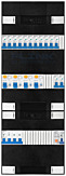 3F groepenkast 36M met 13 groepen+PV20-2P
