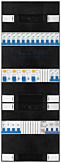 3F groepenkast 36M met 14 groepen+PV20-4P