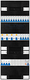 3F groepenkast 36M met 16 groepen+PV20-2P