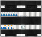 1F groepenkast 48M met 10 groepen+BT