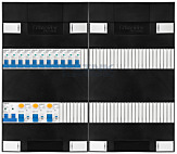 1F groepenkast 48M met 11 groepen 