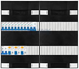 1F groepenkast 48M met 9 groepen+kook