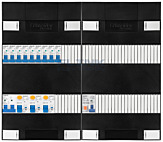 1F groepenkast 48M met 9 groepen+PV16-2P