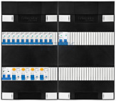 1F groepenkast 48M met 11 groepen+kook