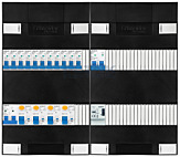 1F groepenkast 48M met 11 groepen+kook+BT