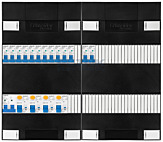 1F groepenkast 48M met 13 groepen 