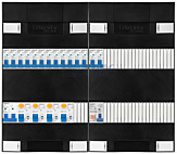 1F groepenkast 48M met 14 groepen+PV16-2P