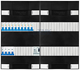 3F groepenkast 48M met 10 aardlekautomaat+BT