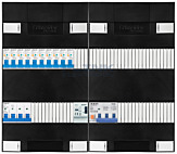 3F groepenkast 48M met 10 aardlekautomaat+PV20-4P+BT