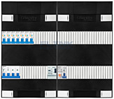 3F groepenkast 48M met 7 aardlekautomaat+PV16-2P+BT