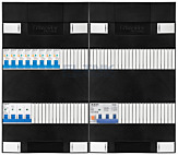 3F groepenkast 48M met 8 aardlekautomaat+PV20-4P