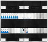 3F groepenkast 48M met 9 aardlekautomaat+PV16-2P+BT