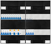 3F groepenkast 48M met 10 groepen+PV16-4P