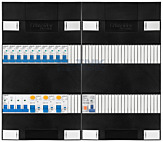 3F groepenkast 48M met 10 groepen+PV20-2P