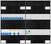 3F groepenkast 48M met 11 groepen+BT