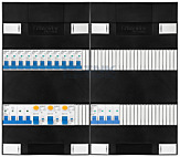 3F groepenkast 48M met 11 groepen+PV16-4P