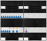 3F groepenkast 48M met 11 groepen+PV20-2P