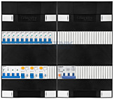 3F groepenkast 48M met 11 groepen+PV20-4P