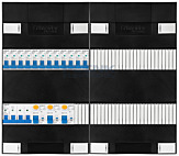 3F groepenkast 48M met 12 groepen