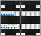 3F groepenkast 48M met 6 groepen+kook
