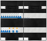 3F groepenkast 48M met 9 groepen+kook