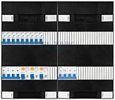 3F groepenkast 48M met 9 groepen+PV16-4P