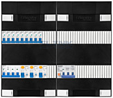 3F groepenkast 48M met 9 groepen+PV20-4P