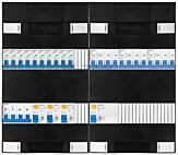 3F groepenkast 48M met 10 groepen+3KR